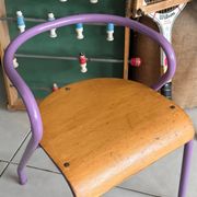 Chaise écolier enfant Hitier vintage