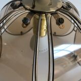 Smoked glass flower suspension