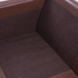 Set of 2 scandinavian leather sofas, 1970ss