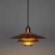 Danish vintage pendant lamp Jeka by Kurt Wiborg, 1980s