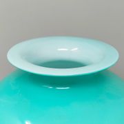 1970s Exquisite Murano Glass Aquamarine Vase by Ca' dei Vetrai