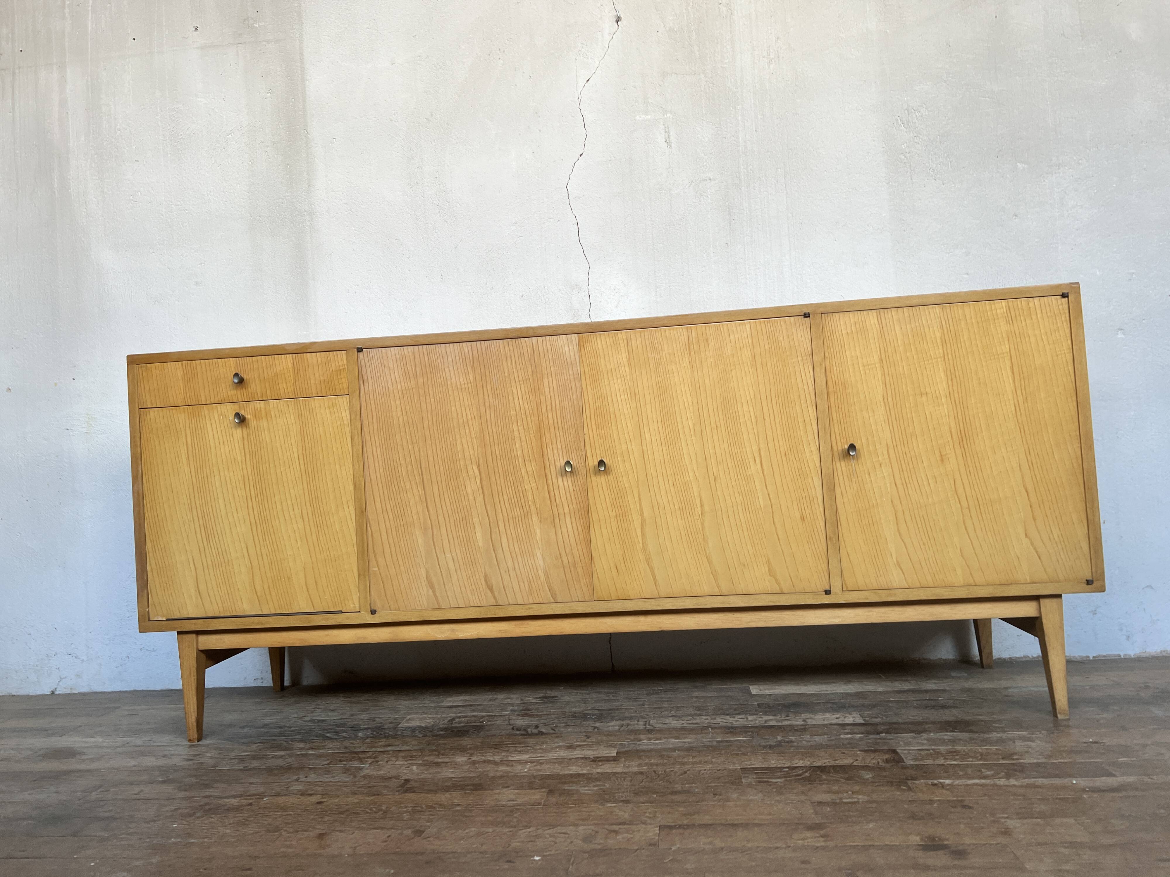 Enfilade en érable 1950 Vintage