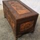 Coffre de rangement asiatique chinois palissandre