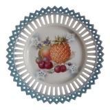 Dish with fruit patterns