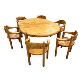 Rainer Daumiller armchairs and dining table