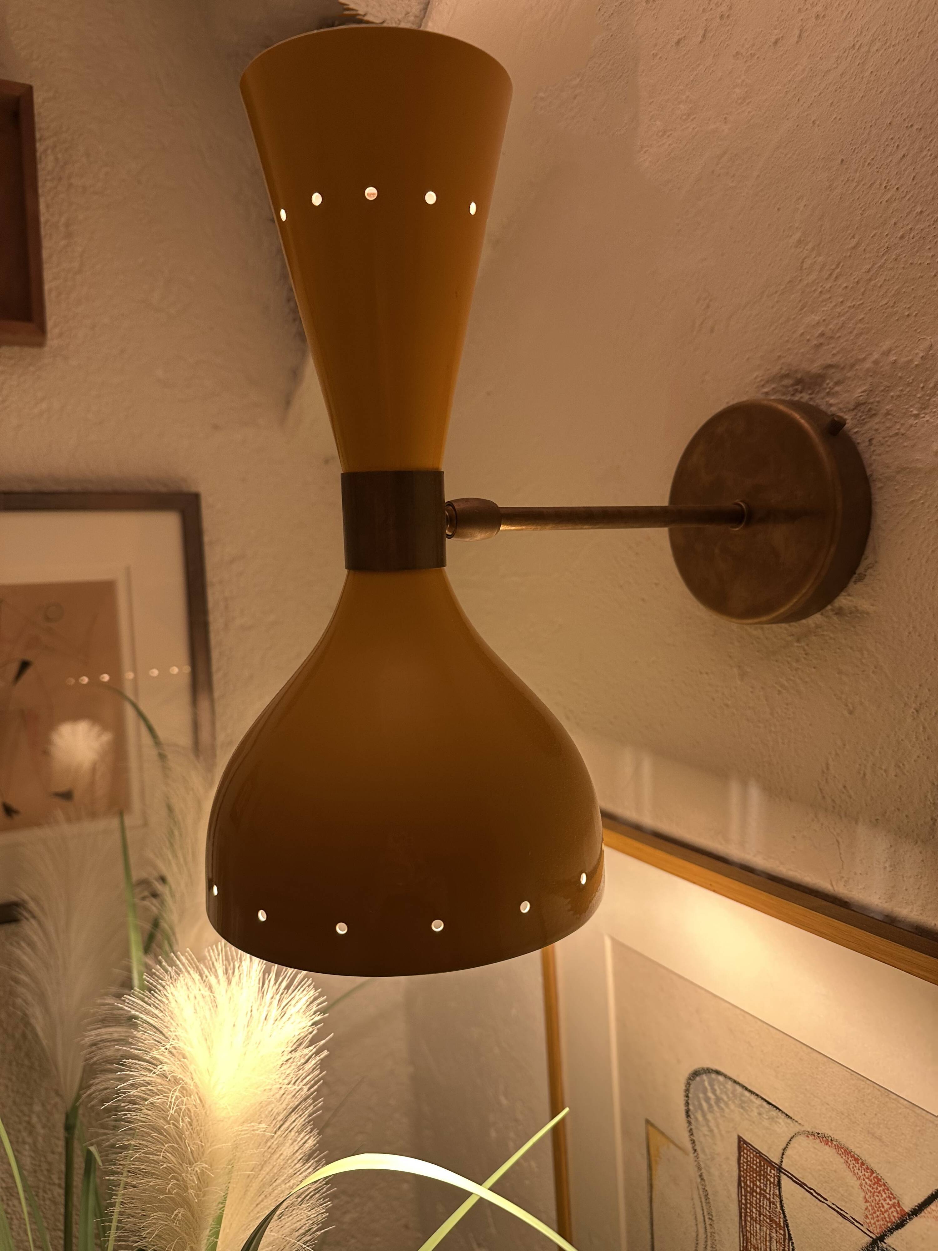 Italian wall light design from the 1950s