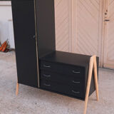 Asymmetrical cabinet
