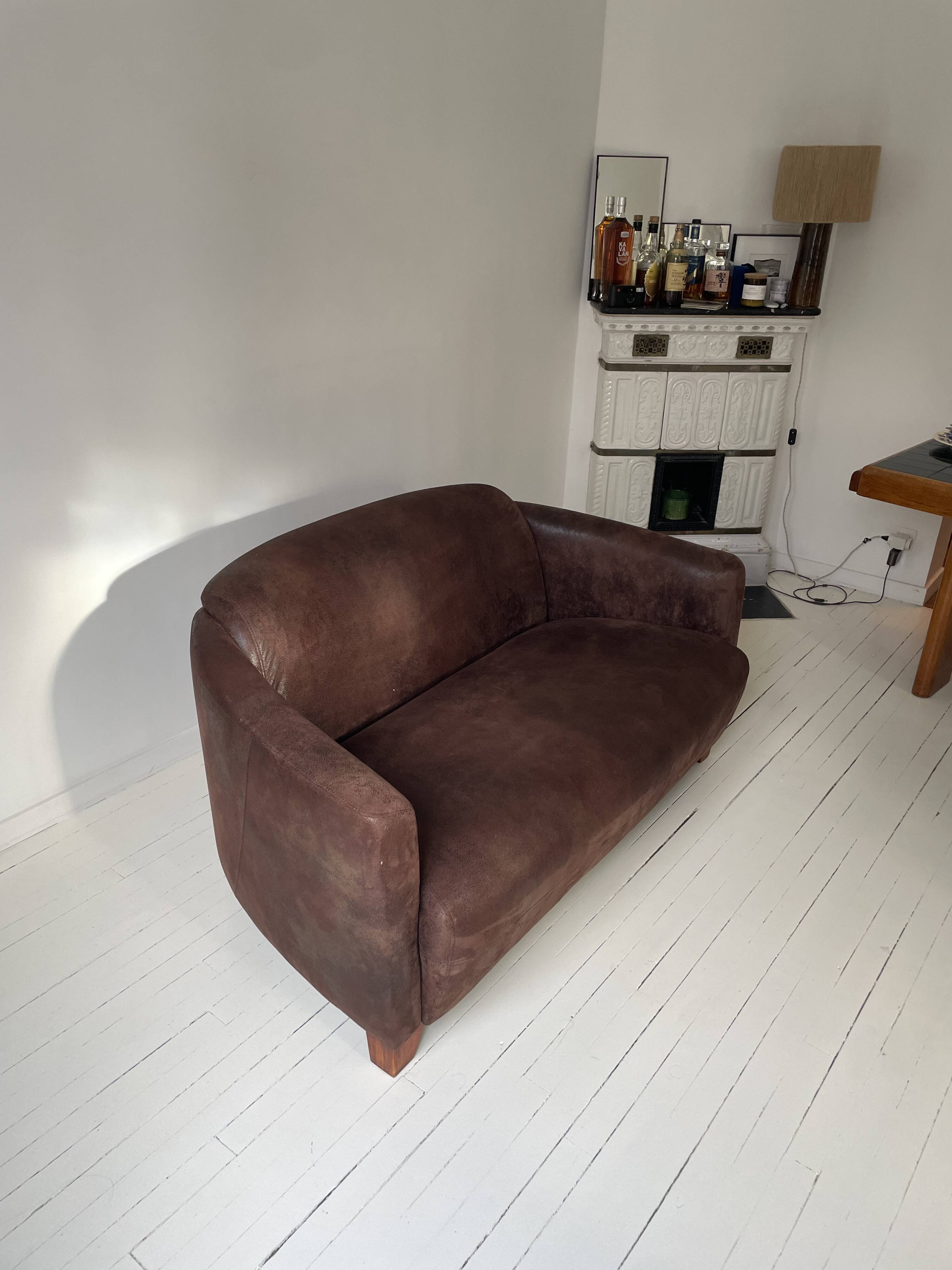 Canapé club en cuir