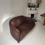 Canapé club en cuir