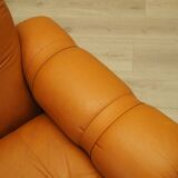 Set of orange armchairs, Space Age design, 1960s, production: Italy