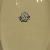 Oval earthenware dish of saint Amand