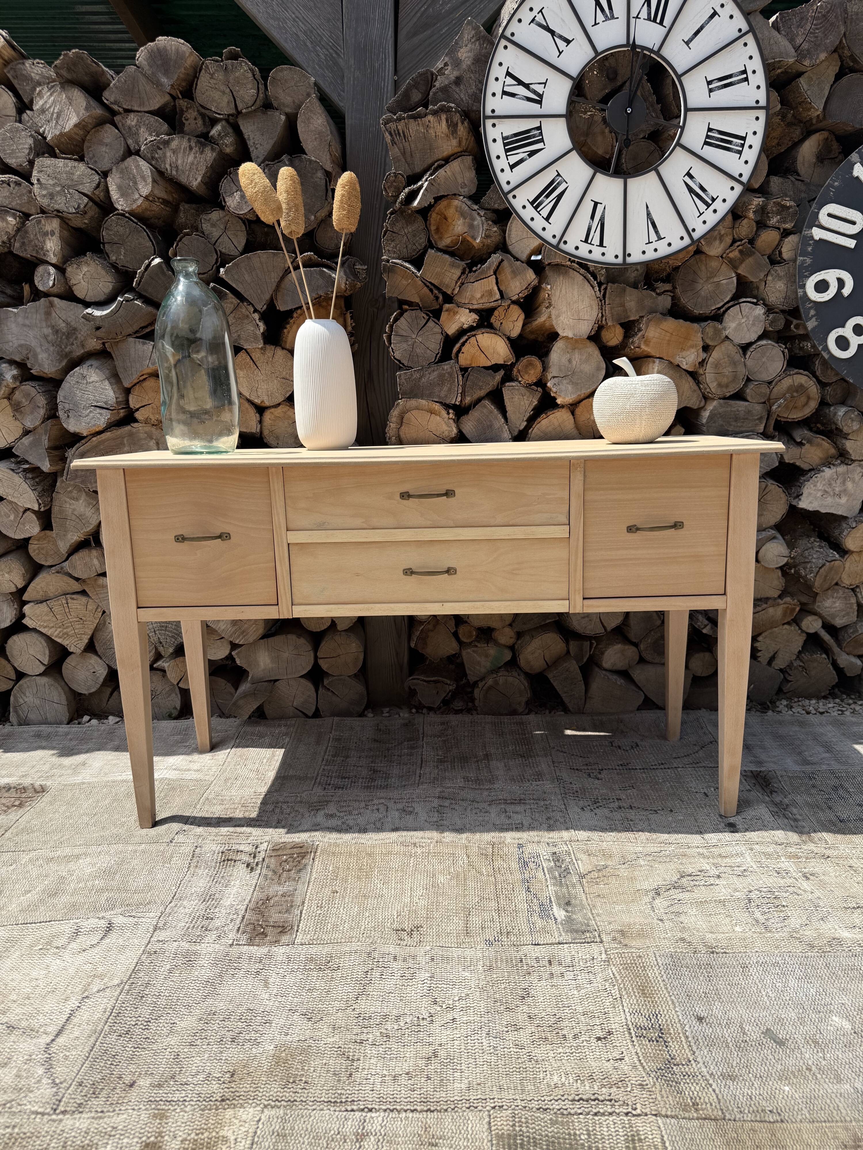 Small renovated antique buffet