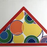 John Harrison LEVEE, Pyramid, 1970. Original screenprint signed in pencil