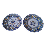 Handmade decorative earthenware plates