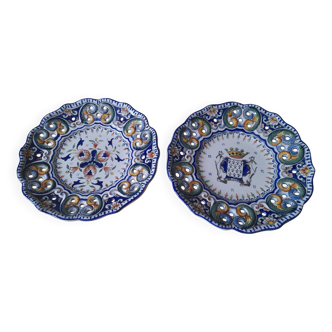 Assiettes décoratives faites main en faïence