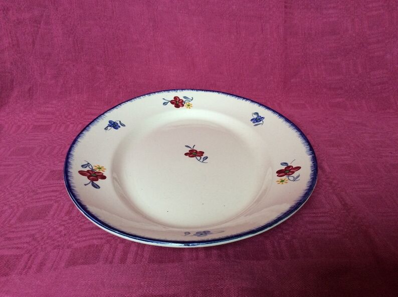 Oval dish Digoin Sarreguemines Mary-Lou