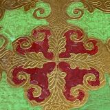 Grand plateau en bois florentin