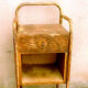 Vintage metal bedside table