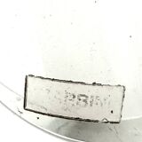 Lampe sculpturale en verre de Murano blanc, Barbini Italie 1970