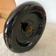 Antique living room lamp in bronze and ceramic