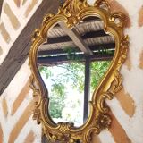 Gilded baroque mirror