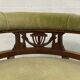 Fauteuil empire velours vert ancien