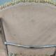 Pair of vintage chairs in fabrics and metal