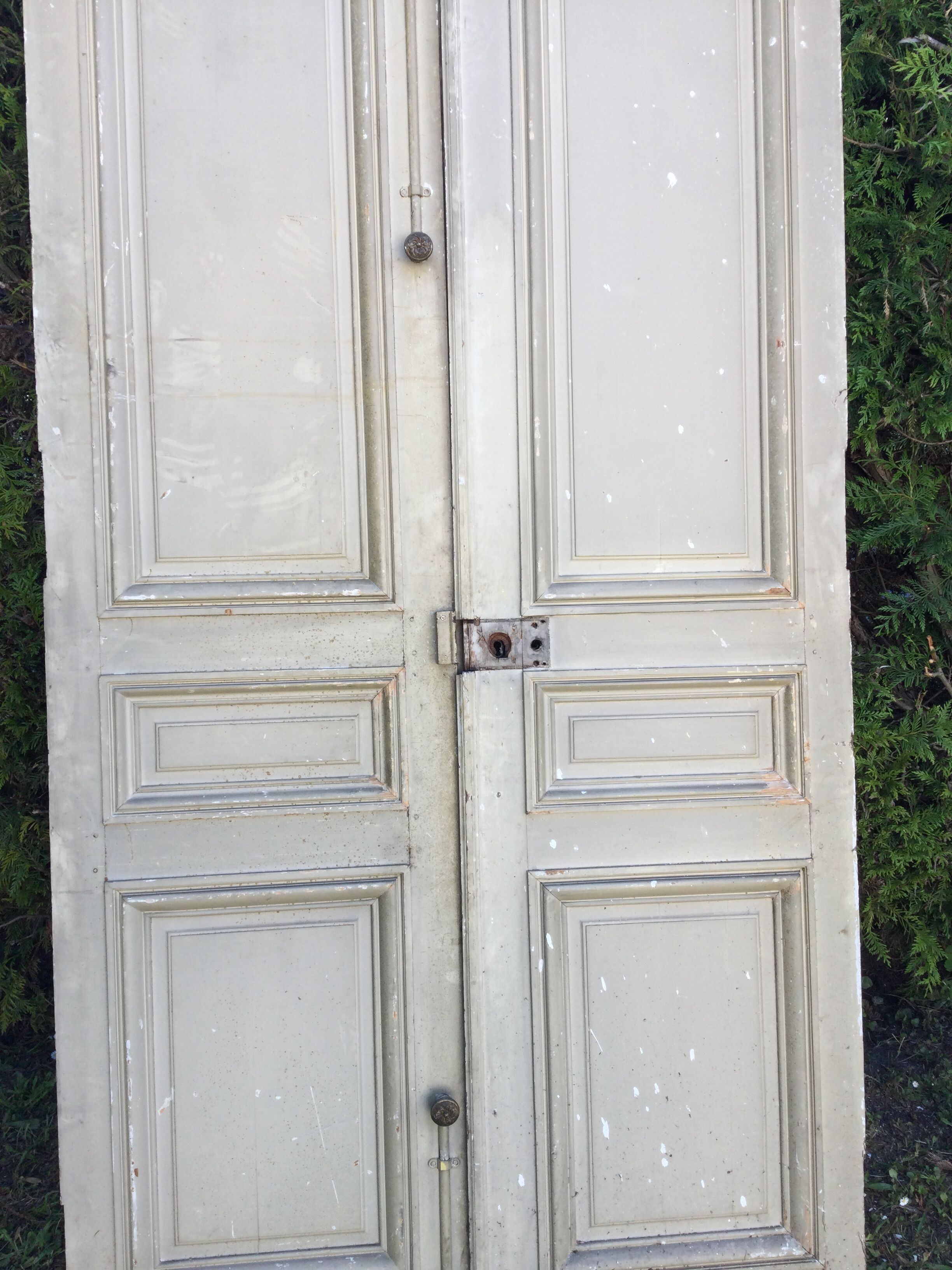 Paire de portes bois 270 cm