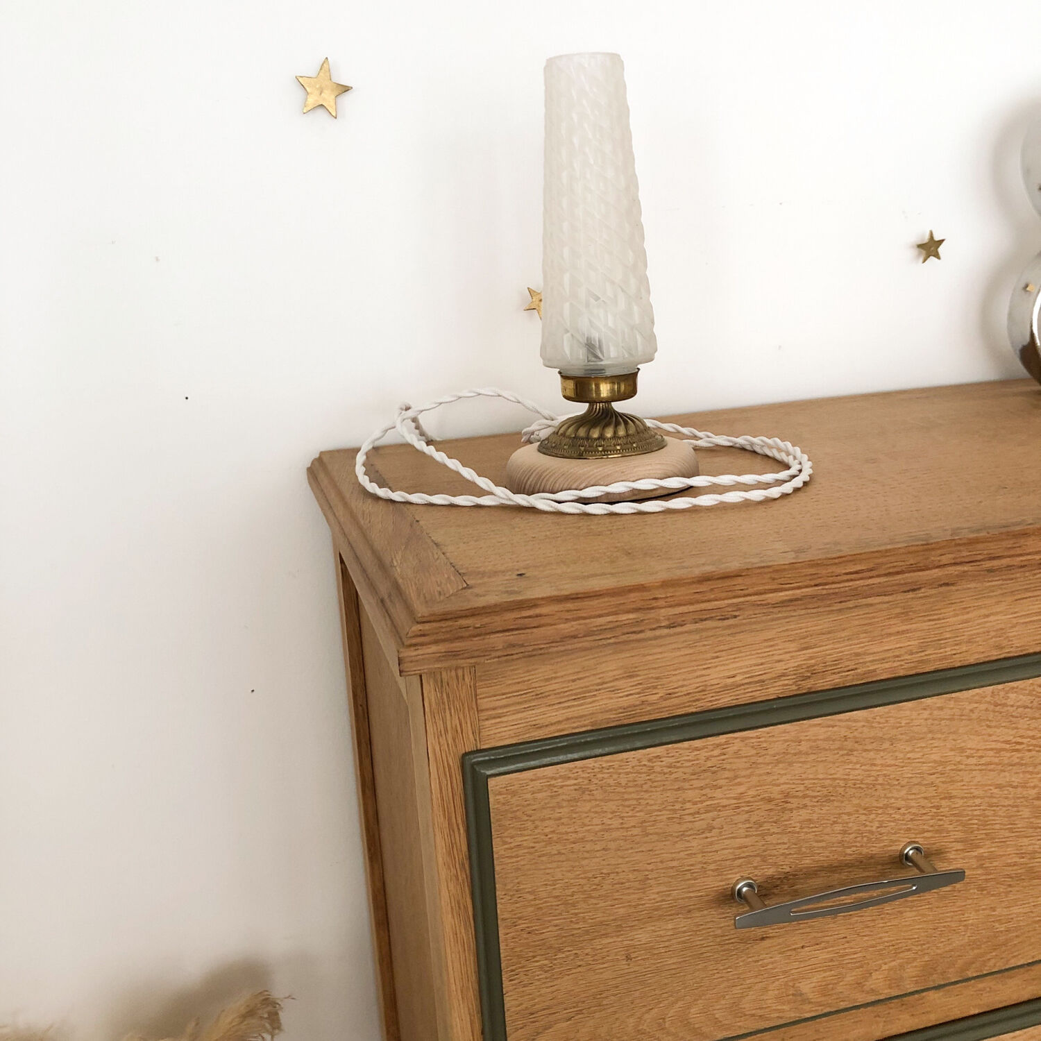 6-drawer chest of drawers in oak
