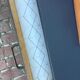 Commode vintage gris orage