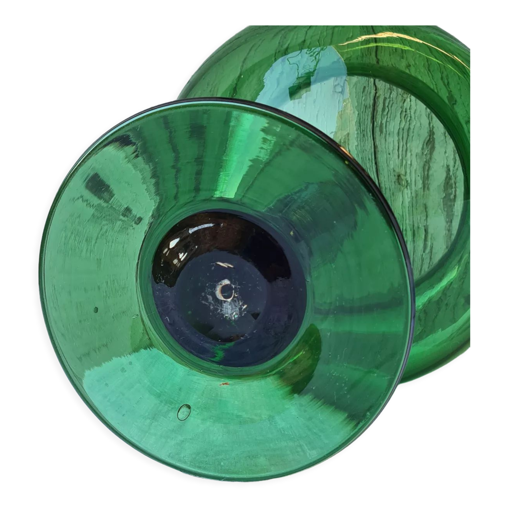 Empoli glass candy box