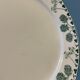 Set of 6 flat plates XIXth Boch Frères Keramis, "Trifolium"
