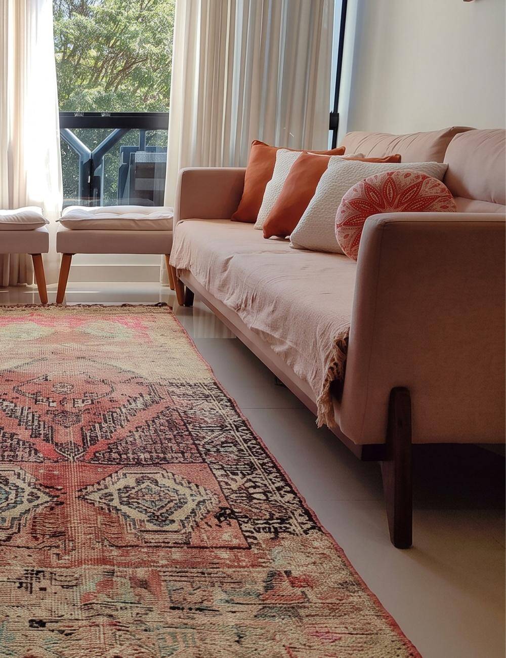 Vintage Berber Rug - 435 x 175 cm