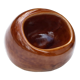 Cendrier marron en céramique, années 50