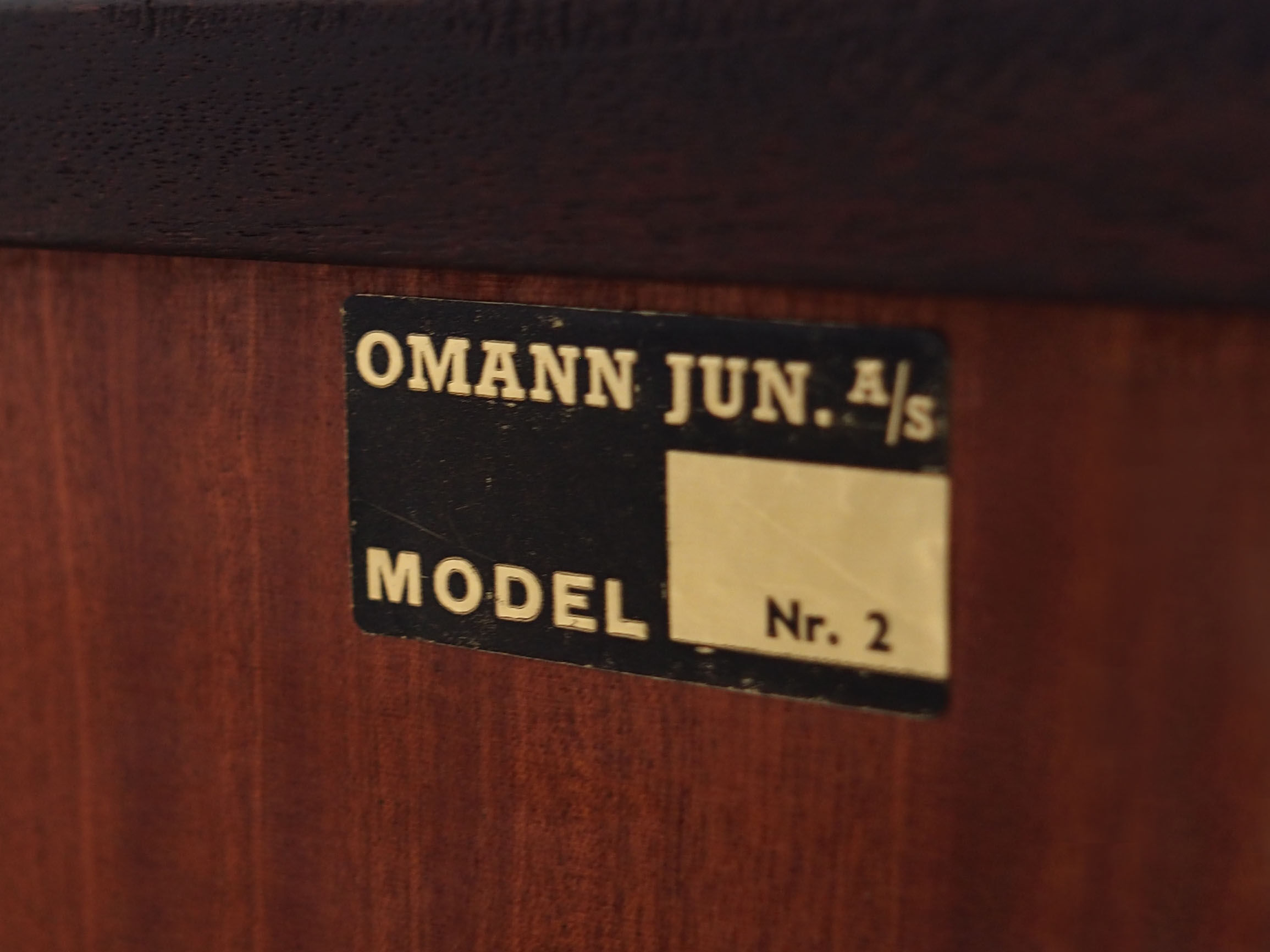 Rosewood bookcase, Danish design, 1970s, manufactured by Omann Jun