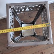 Art Deco umbrella stand from the 1930s, cast iron.