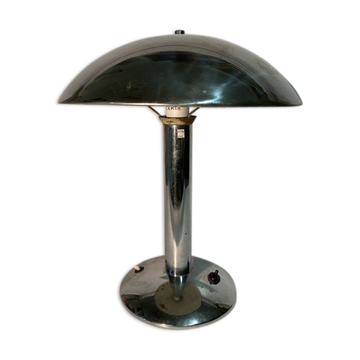 Chromed mushroom desk lamp by Prokop Miloslav 1930s