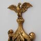 Miroir de style Empire en bois doré du XXe siècle