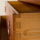 Danish mid century teak chest of drawers with hidden vanity, 1960s