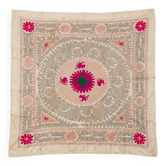 Vintage hand-embroidered tablecloth 150x156 cm