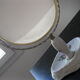 Mirror to lay on porcelain swivel foot