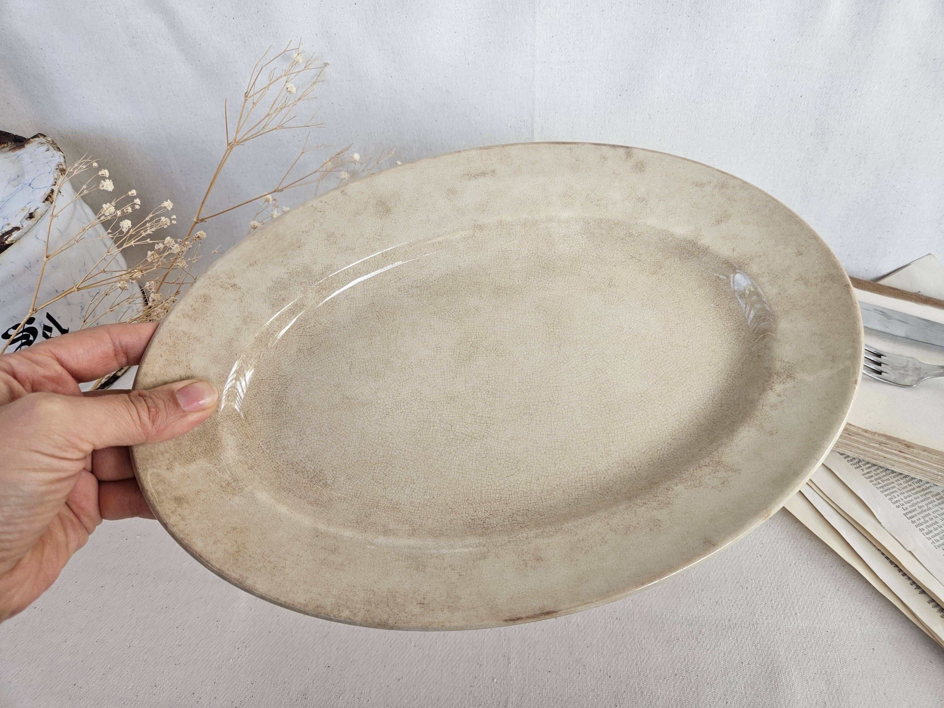 Old oval dish Pexonne FF – Ironstone
