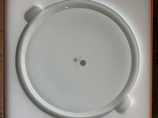 Plat à tarte Mosaïque au 24 or Hermès