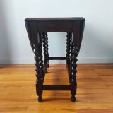 Antique folding table Gateleg solid oak