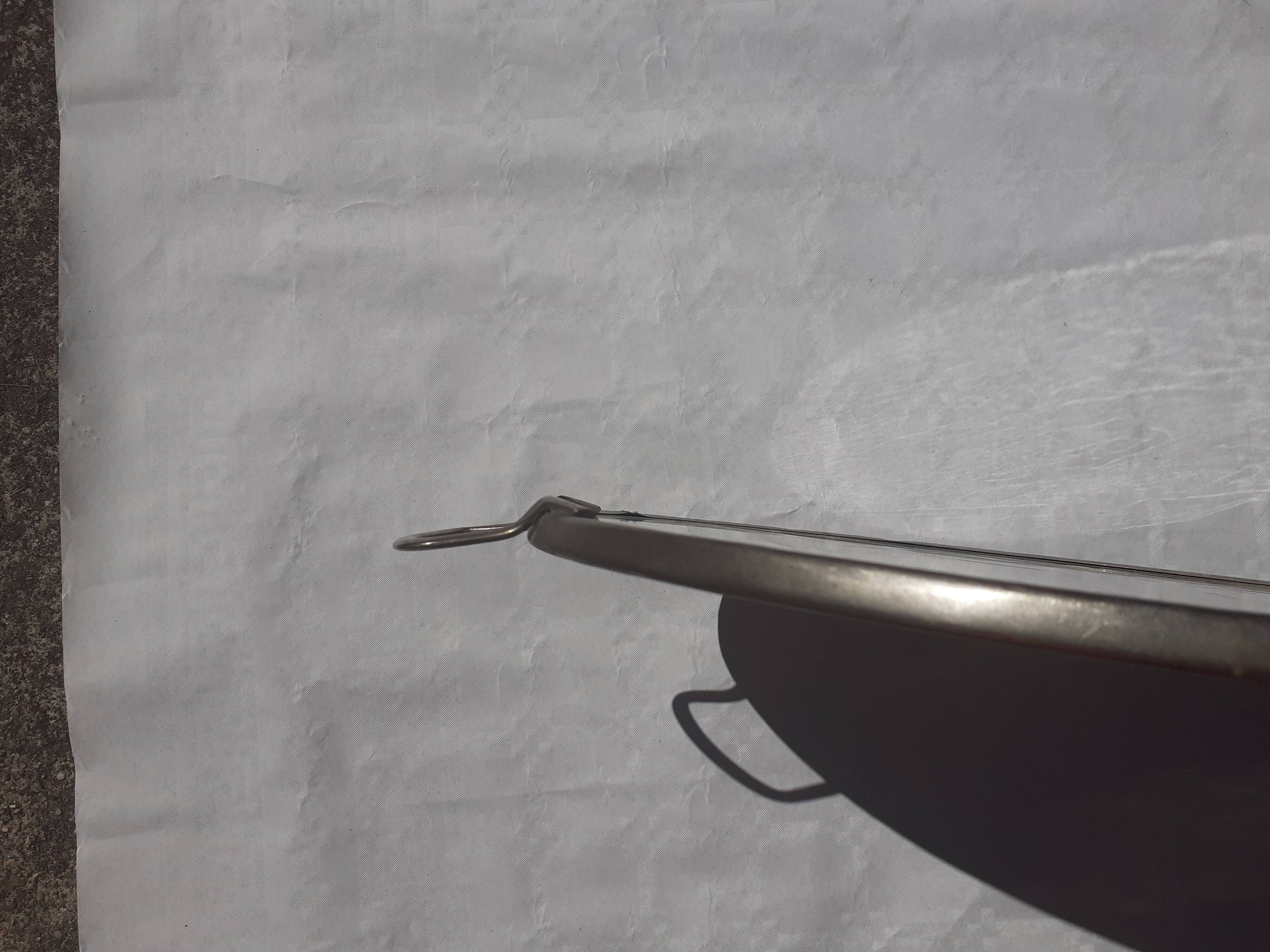 Earthenware serving tray decorated with stylized cherries