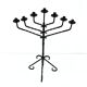 Large Vintage Mid 20th century wrought iron floor candle stick