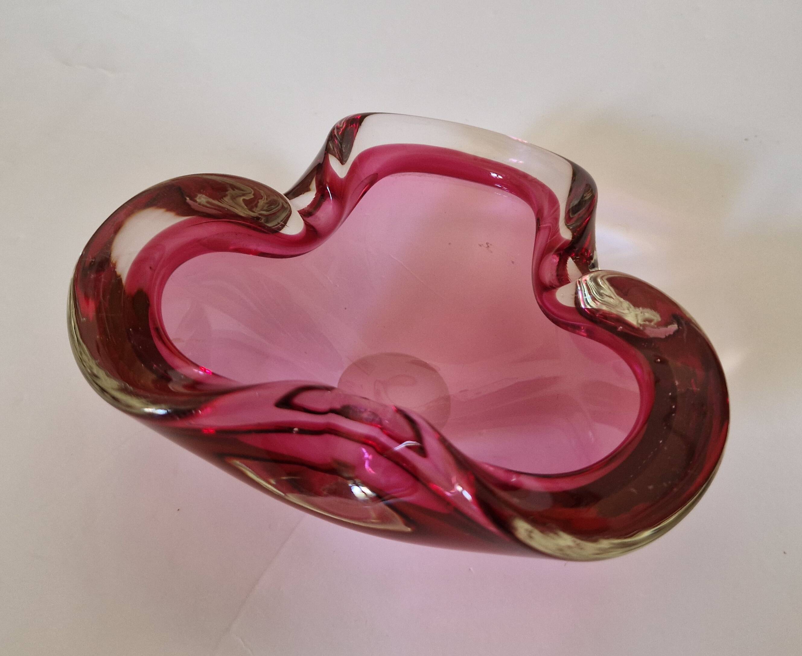 Ashtray or pocket emptier Murano by Flavio Poli 1960