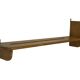 Vintage wooden wall shelve rack bookshelf in wood minimalist