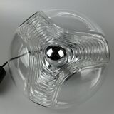 60s 70s ceiling lamp hanging lamp Peill & Putzler "Wave" Koch & Lowy Design