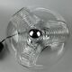 60s 70s ceiling lamp hanging lamp Peill & Putzler "Wave" Koch & Lowy Design